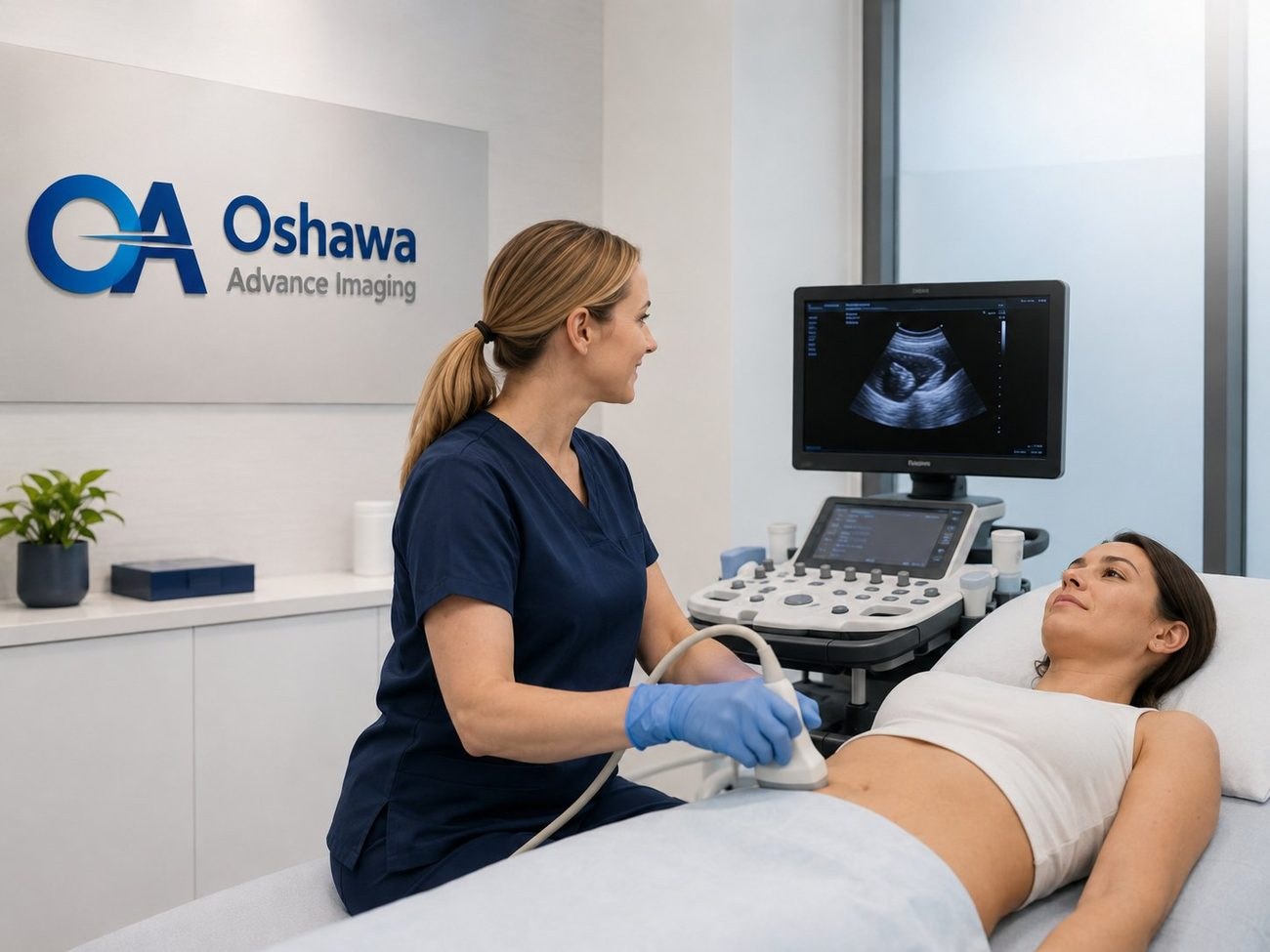 Abdominal ultrasound examination