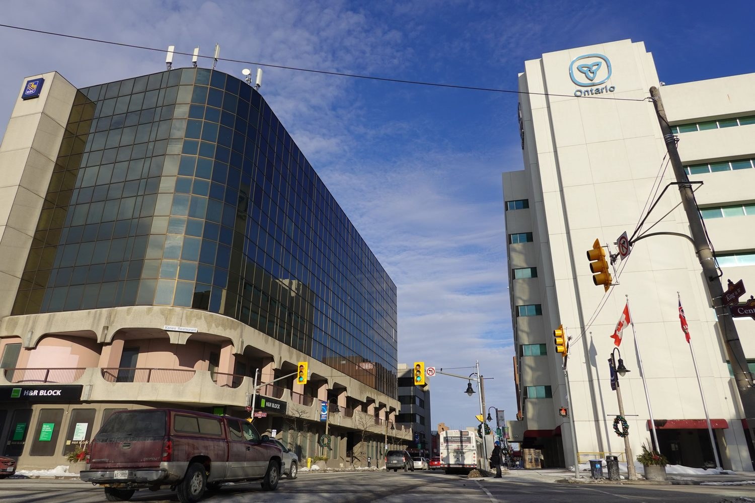 Downtown Oshawa near 115 Simcoe Street South